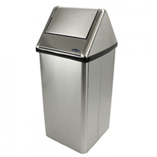 POUBELLE EN ACIER INOX 80Litres 21GALLONS / FROST