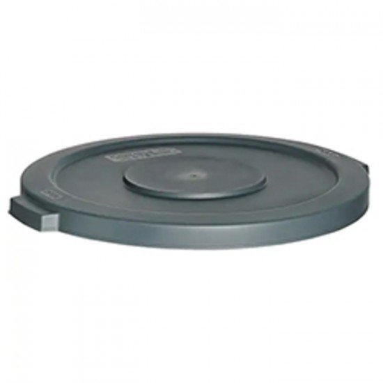 COUVERCLE POUR POUBELLE RONDE GRISE 121Litres WM...