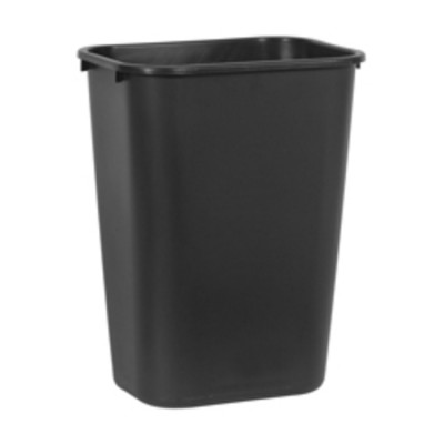 POUBELLE RECTANGULAIRE NOIRE 39Litres 41 QUARTS /...