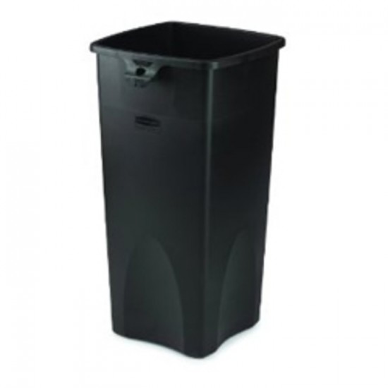 POUBELLE CARRÉE NOIRE 87Litres 23GALLONS...