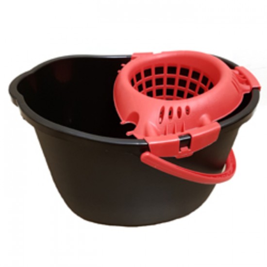 SEAU OVALE AVEC ESSOREUSE À CÔNE 15L / MAINTENANCE SANITAIRE