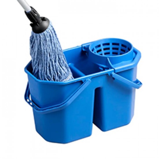 SEAU DOUBLE AVEC ESSOREUSE À CÔNE 15L / MAINTENANCE SANITAIRE