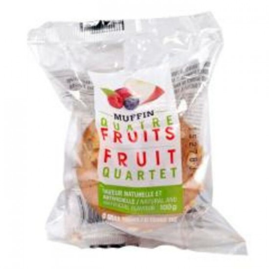 MUFFIN CUIT 4 FRUIT EMBALLÉ INDIVIDUELLEMENT /...