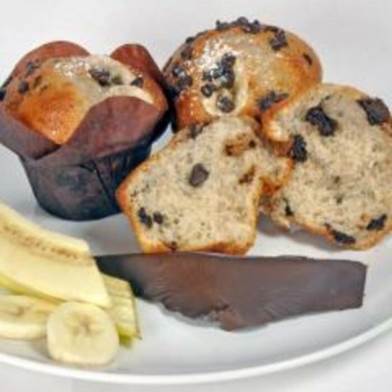 MUFFIN PATE BANANE CHOCOLAT / BOUVAI