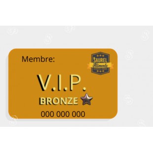 CARTE de MEMBRE V.I.P. BRONZE