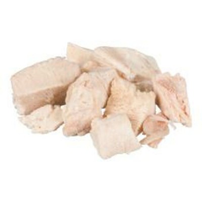 POULET CUBE ¾po. 60% BLANC 40% BRUN CUIT IQF...