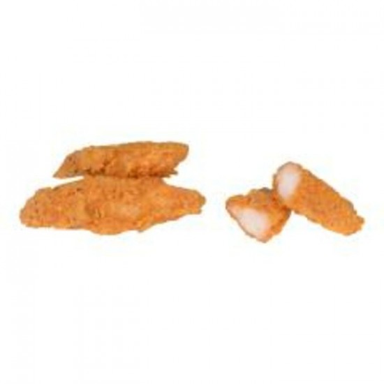 POULET LANIERE FILET PANE ASSAISONNE CUIT (2KG) / REUVEN