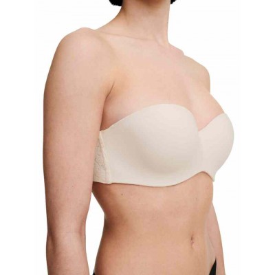 Soutien-gorge bretelles amovibles Chantelle talc