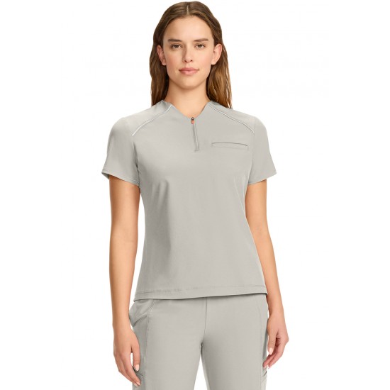 Haut Infinity GNR8 col V gris pâle