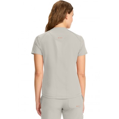 Haut Infinity GNR8 col V gris pâle
