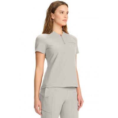 Haut Infinity GNR8 col V gris pâle