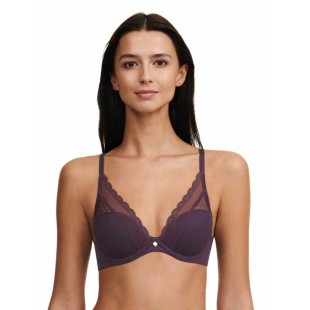 Soutien-gorge Chantelle aubergine