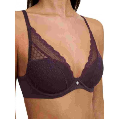 Soutien-gorge Chantelle aubergine