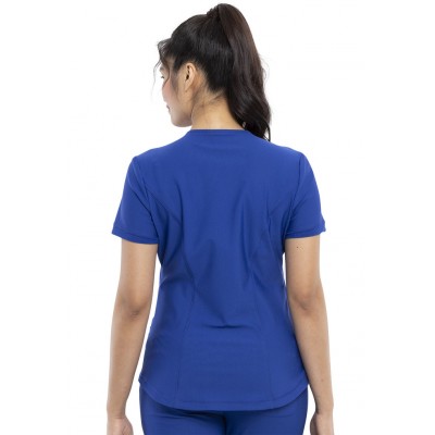 Haut col V Form bleu galaxie