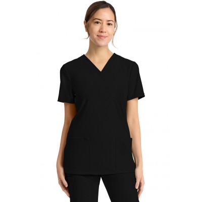 Haut col V Achieve noir