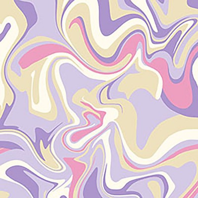 Haut col V à motifs marbré