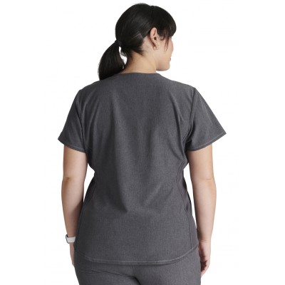 Haut Henley Cherokee gris chiné
