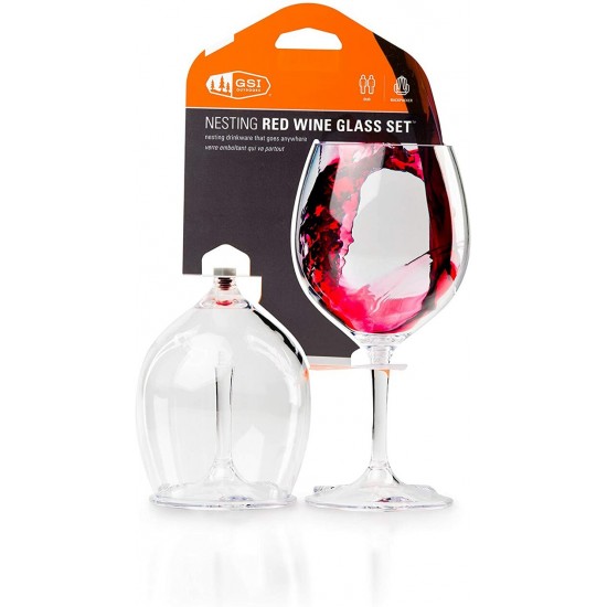 Verres à vin 15oz emboîtables 2PK