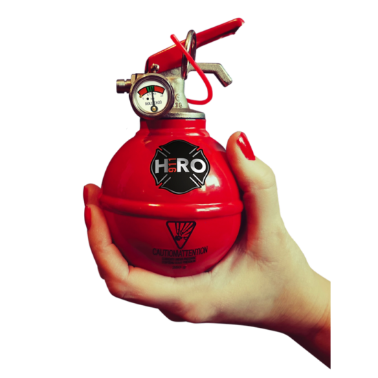 Extincteur rouge HERO 911 250 g ABC