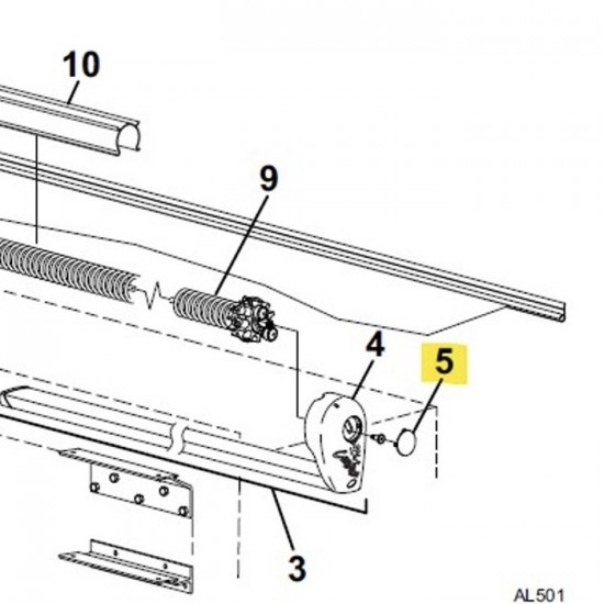 Bouchons tête auvent d'extension ALPINE 2PK