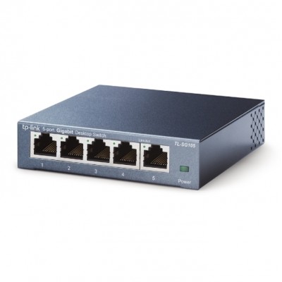 Commutateur Gigabit non géré 5 ports à conception métallique