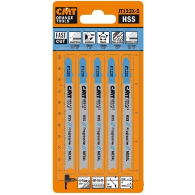 JT123X-5 | CMT JT123X-5 Jig Saw Blades for Metal -...