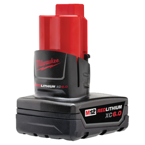 48-11-2460 | Batterie Milwaukee M12™ REDLITHIUM™ XC6.0