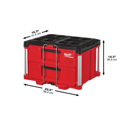 48-22-8442 | PACKOUT™ 2-Drawer Tool Box Milwaukee