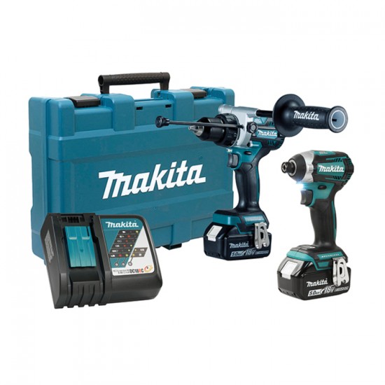 DLX2412T | MAKITA 18V BRUSHLESS 2 PIECE 2 X 5.0AH...