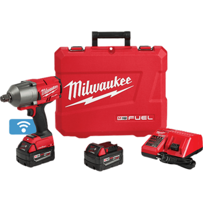 Milwaukee 2864-22 M18 FUEL High Torque 3/4″ Impact Wrench – Friction Ring with ONE-KEY Kit