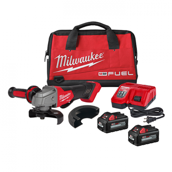 Milwaukee 2880-22 M18 FUEL 4-1/2″ / 5″ Grinder...