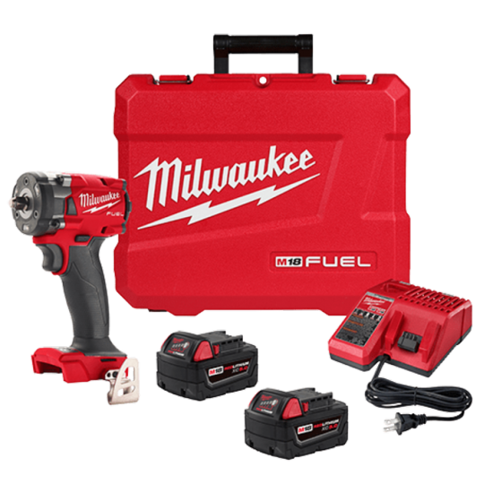 Milwaukee 2854-22 M18 FUEL 3/8″ Compact Impact...