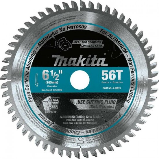 A-99976 | Lame carbure de scie plongeante 56T Aluminium Makita