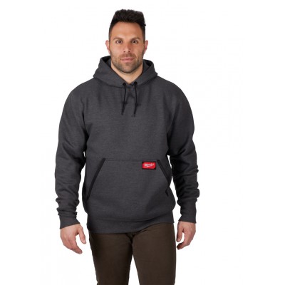 350G  /  SWEAT À CAPUCHE MILWAUKEE HD - GRIS