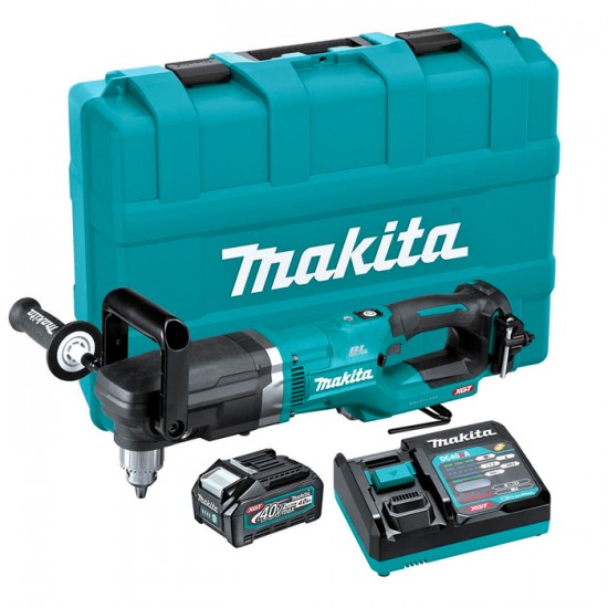 DA001GM101 / Perceuse d'angle MAKITA 40 V MAX XGT Li-Ion (4,0 Ah) 1/2" avec moteur sans balais et kit ADT