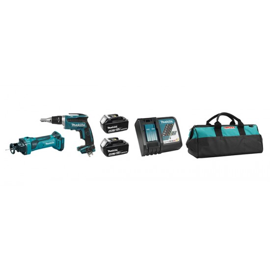 DLX2089M | Ensemble de 2 outils 18V (4,0 Ah) LXT Makita