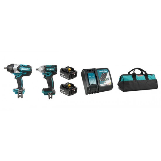 DLX2233TX1 | Ensemble de 2 outils 18V (5,0 Ah) LXT Makita Brushless