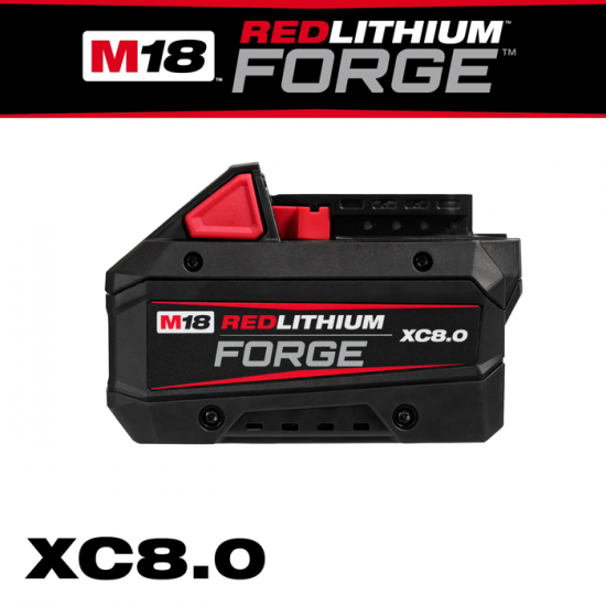 Milwaukee 48-11-1881 | Batterie M18 FORGE RED...