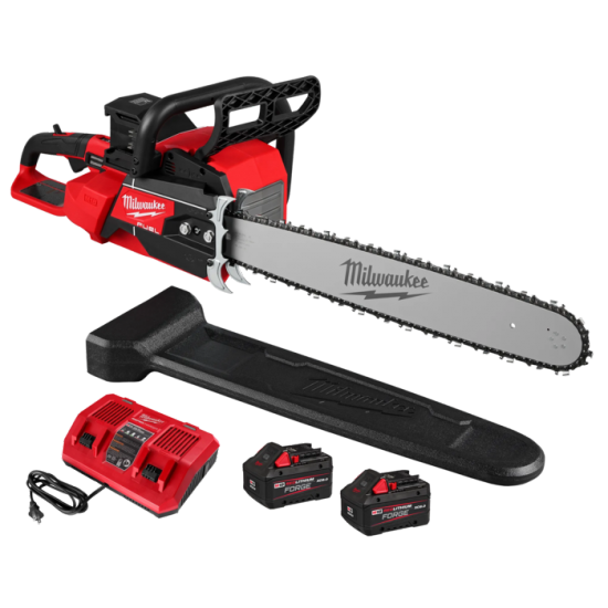 Milwaukee 2827-22 | Kit de tronçonneuse M18 FUEL 20″ avec batteries FORGE XC8.0