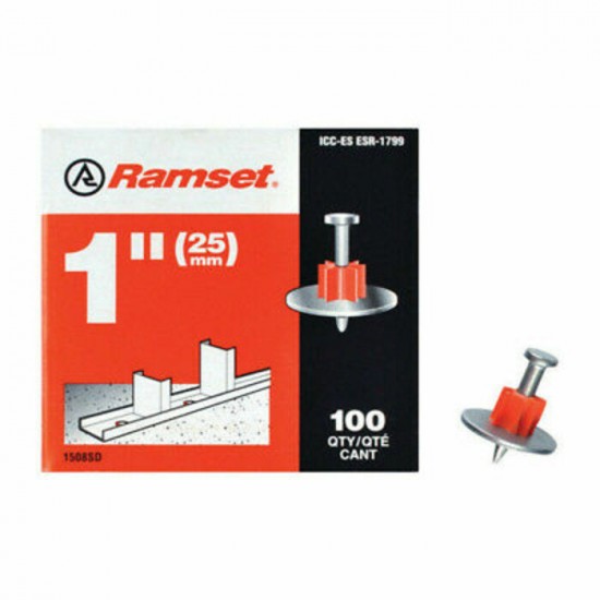 1508SD / Ramset Drive Pin: 1 inch Drive Pin with...