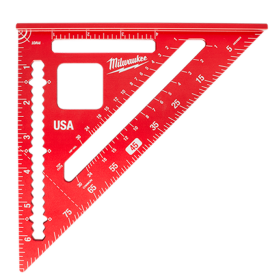 MLSQM070 / 7" Magnetic Rafter Square Milwaukee