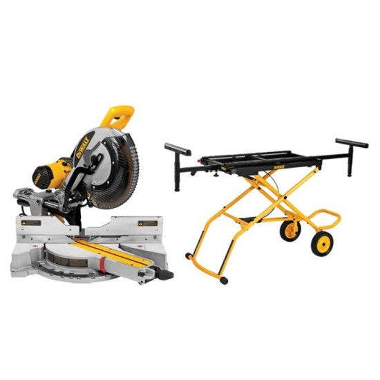 DWS780RST / DeWalt DWS780RST 12” Double Bevel Sliding Compound Mitre Saw with Rolling Stand