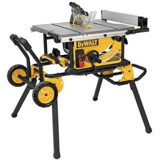 DWE7491RS / 10" Jobsite table saw 32-1/2" (82.5cm) rip capacity with rolling stand - Dewalt DWE7491RS