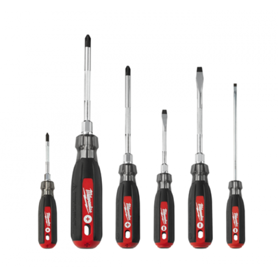 48-22-2886 / 48-22-2886 Cushion Grip Screwdriver Kit - 6 PC Milwaukee