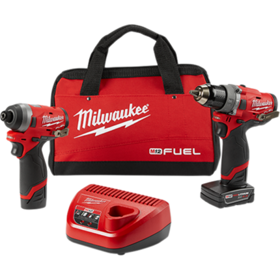 2598-22 | Milwaukee 2598-22 M12 FUEL Marteau perforateur et tournevis à percussion