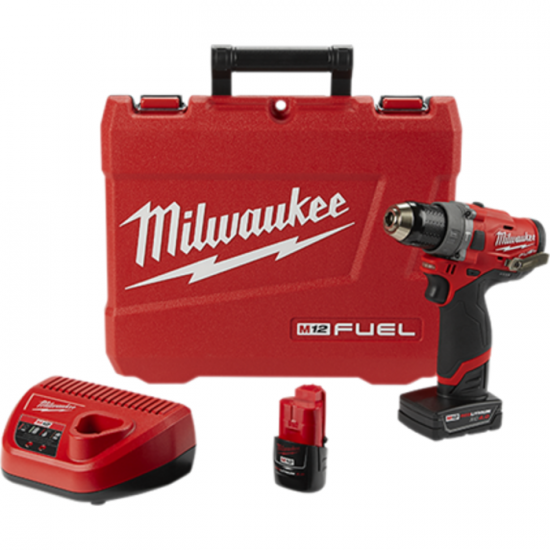 2504-22 | Kit de marteau perforateur Milwaukee 2504-22 M12 FUEL 1/2″