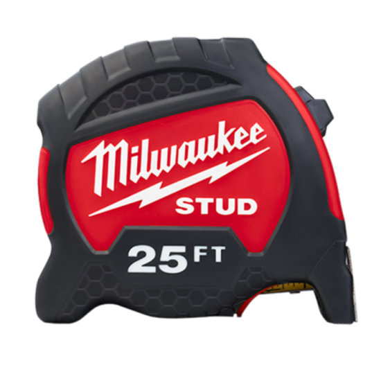 48-22-9725 | Milwaukee 25ft Gen II STUD™ Tape Measure 