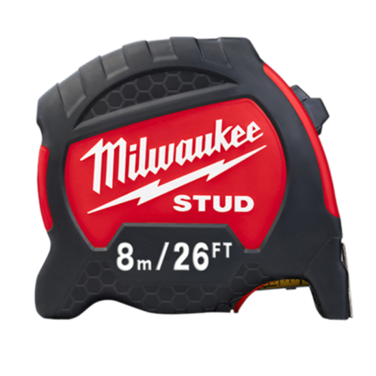 48-22-9726 | Milwaukee 8m/26ft Gen II STUD™ Tape Measure