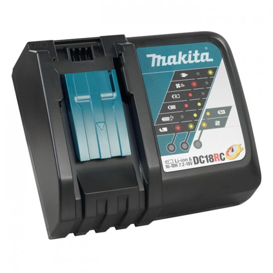 DC18RC | Chargeur 18V.Li-Ion Rapide Makita