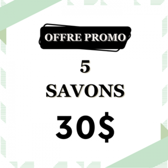 5 savons artisanaux